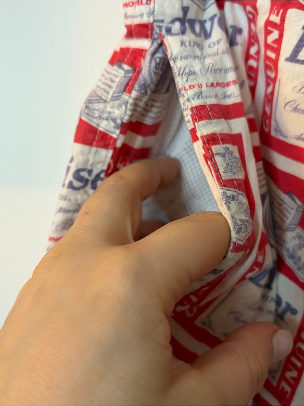 Budweiser X Pacsun Logo Print Swim Shorts size Large - Picture 4 of 7